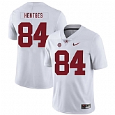 Alabama Crimson Tide 84 Hale Hentges White Nike College Football Jersey Dzhi,baseball caps,new era cap wholesale,wholesale hats